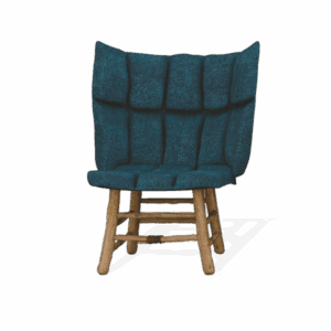 furniture green fabric chair