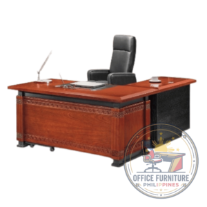 CLASSIC L-SHAPED EXECUTIVE OFFICE DESK