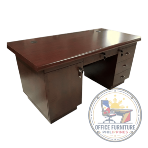 MODERN DOUBLE-PEDESTAL EXECUTIVE DESK