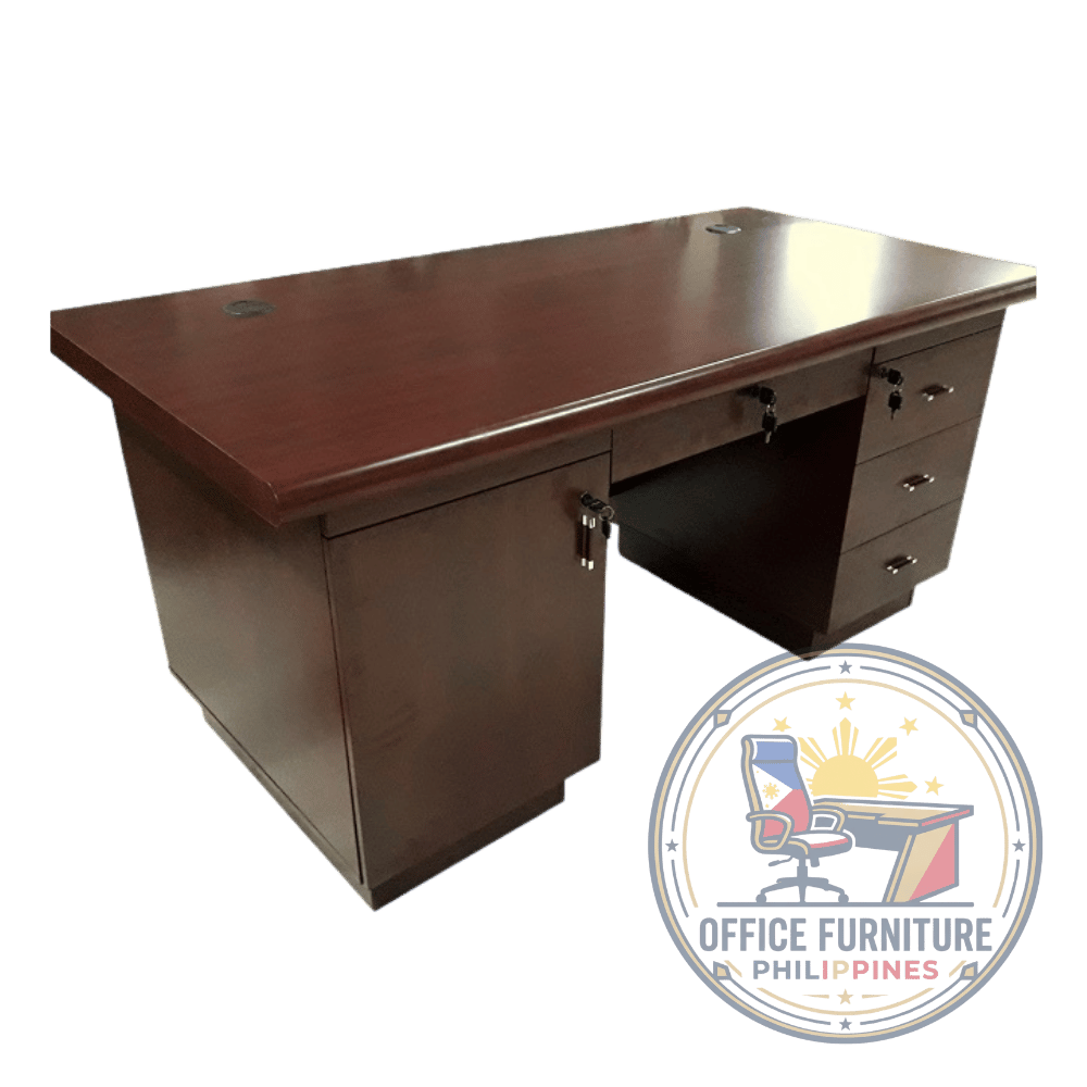 MODERN DOUBLE-PEDESTAL EXECUTIVE DESK